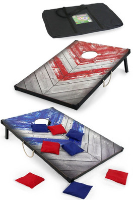 Classic Cornhole Game Set - Red, Blue