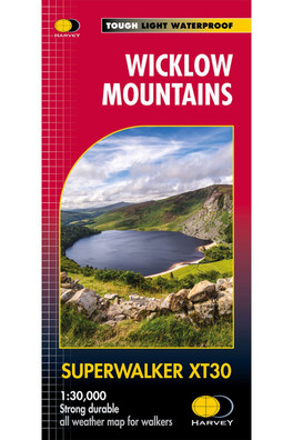 Wicklow Mountains Superwalker Map - Scale: 1:30,000