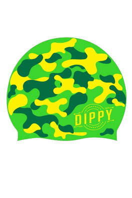 Dippy Swim Cap - Camo Green