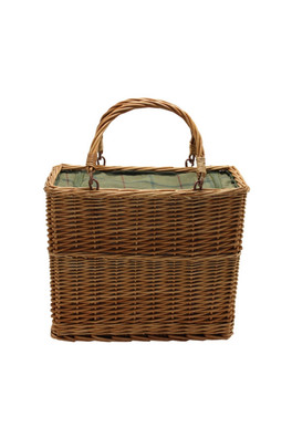 Green Tweed Rectangular Cooler Basket - Green Tweed
