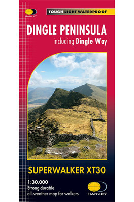 Dingle Peninsula Superwalker Map - Scale: 1:30,000