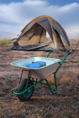 85L Galvanised Wheelbarrow with Pneumatic Tyre - Silver