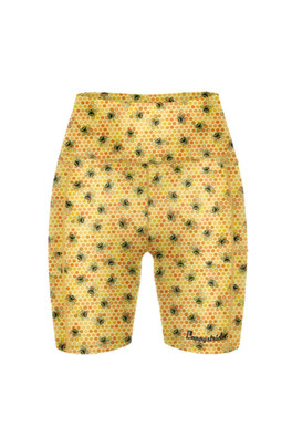 Womens Bee Yourself Fitted Shorts - Bee yourself