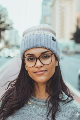 SIMRON Regular Fit Beanie - Fjord/Frost Beige