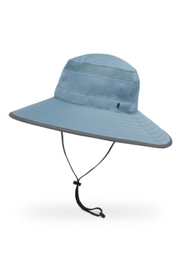 Latitude Unisex Extra Wide Brim UPF 50+ Sun Hat - Bluestone
