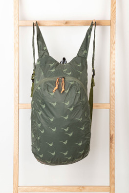 10 Litre Packable Pocket Rucksack - Khaki Pheasant