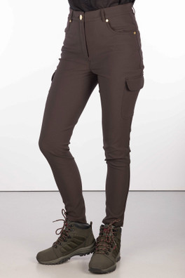 Aike II Womens Walking Trousers - Dark Brown