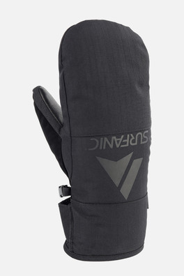 Blaze Leather Palm Unisex Ski Mitt - Black