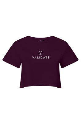 Limitless Women's Crop Top - Mulberry