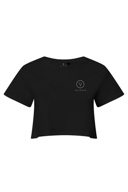 Limitless II Women's Crop Top - Black