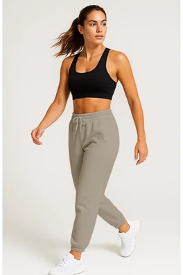 Studio Womens Joggers - Stone