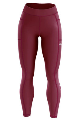 Womens Basic B*tch Maroon Leggings - Basic B*tch Maroon