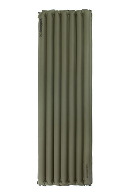 Self Inflating Air Mat with Built-in Foot Pump - Olive Green