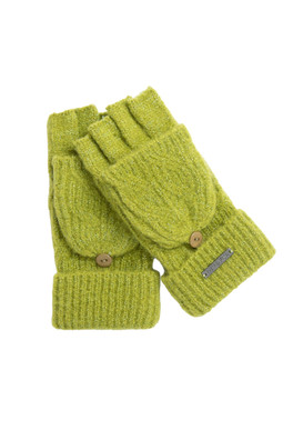 Cassell Womens Sparkle Fingerless Gloves - Woodbine