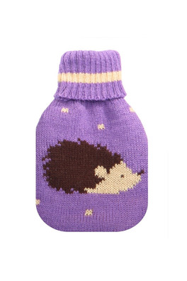 Reuseable Knitted Cover Hand Warmer - Hedgehog