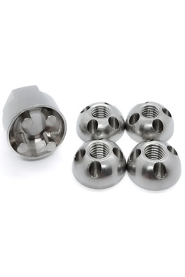 Roof Top Tent - M8 Tamper-Proof Locking Nuts - Silver
