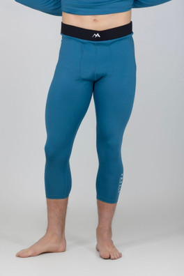 Mens Thermal Base Layer Pants - Blue