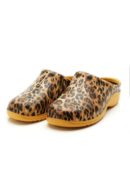 Women's Classic Waterproof Garden Clogs - Sri Lankan Leopard