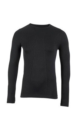 Factor 1 Plus Kids Long Sleeve Base Layer Top - Black