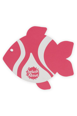 Pool & Bath Mirror for Babies and Toddlers - Pink & White Fish