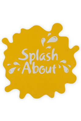 Pool & Bath Mirror for Babies and Toddlers - Large Yellow