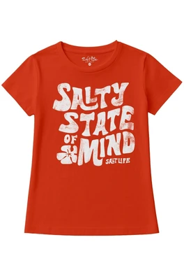 Salty State Womens T-Shirt - Flame