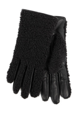Womens Borg SmarTouch Glove - Black