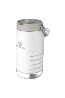 IceFlow Flip Straw 2.0 Jug 1.9L Water Bottle - White