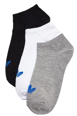 No Show Unisex Socks - 3 Pack - Multicoloured