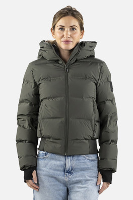 Scarla Hypa Down Womens Jacket - Dark Khaki