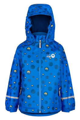 Kids Forest Leader Fleece Lined Printed Jacket - Blue Dot