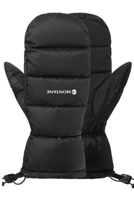 Anti-Freeze Men's Down Mittens Updated - Black