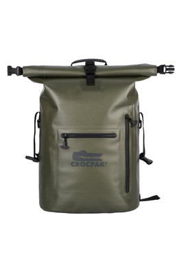 Odyssey Roll Top Backpack 100% Waterproof Bag - Green