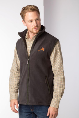 Gransmoor Mens Pheasant Fleece Gilet - Brown