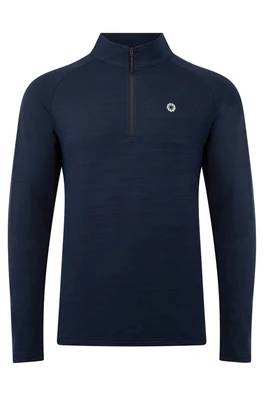 Mens Essential Half Zip Training Sweatshirt - Blue