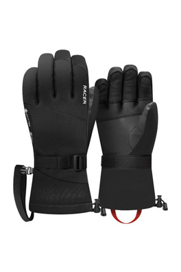 Giga 6 Kid's Waterproof Ski Gloves - Black/Black