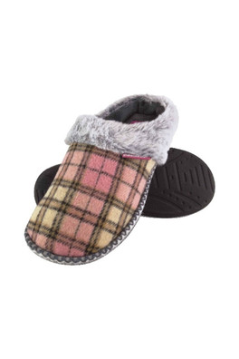 Women's Memory Foam Knitted Mules Slippers - Pink