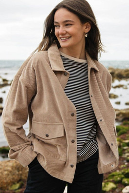 Women's Corduroy Jacket - Driftwood