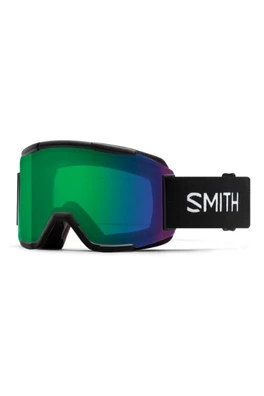 Squad Unisex Snow Goggles - Black / Everyday Green