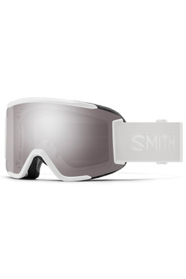 Squad S Unisex Snow Goggles - White Vapor / Silver Mirrored