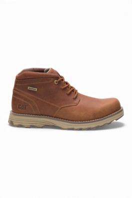 Mens Elude Waterproof Leather Work Boots - Brown