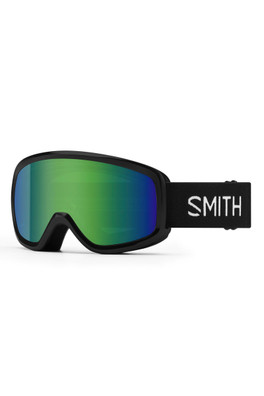 Snowday Jr Kids Snow Goggles - Black / Green Mirrored