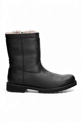 Mens Fedro Igloo C3 WP Leather Winter Ankle Boots - Black