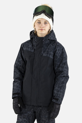 Dakota Kids Ski Jacket - Black Jag