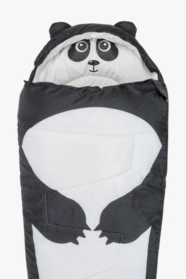 Creature Kids Mummy 300 Sleeping Bag - Panda Black