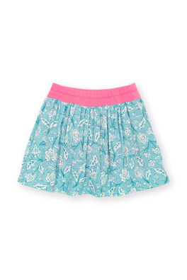Kids Ocean Bloom 95% Organic Cotton Skort - Ocean Bloom
