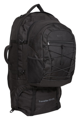 Womens Traveller 60L 20L Rucksack - Jet Black