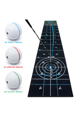 Golf Games Mat - 14ft - Black