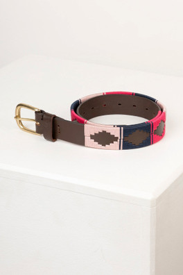 Askwith Womens Polo Belt - Bonbon/Navy/Sorbet