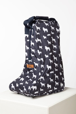 Wellington Boot Bag - Multi Dog Navy
